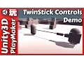 Unity PlayMaker TwinStick Controls Demo