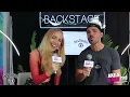 Maude Latour Backstage at Lollapalooza