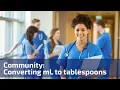 Converting mL to Tablespoons