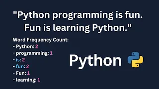 Count the Frequency of Each Word in a Sentence in Python