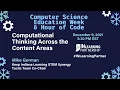Computation Thinking Across the Curriculum Students Thinking for Solutions