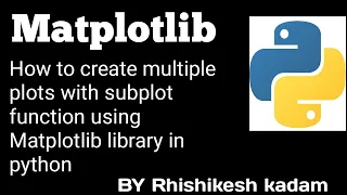 Tutorial 15 Matplotlib library for beginners in python Jupyter notebook