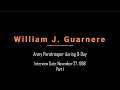 William J Guarnere - World War II Veteran Interview
