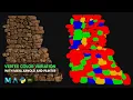 Vertex Color variation with Maya Arnold and Painter