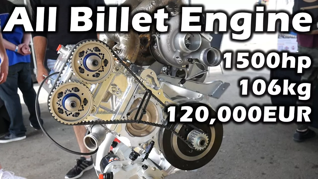 4.0L | 4 Cylinders | 1500hp | The *nearly* All Billet RP968 Engine