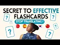 Learn ANY language with those flashcard technique
