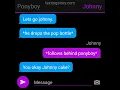 Johnny likes Ponyboy texting story