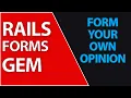 Formtastic Makes Forms So Much Easier In Rails 7 Ruby on Rails 7 Tutorial