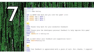 Batch Programming Tutorial - Making a Game Rater