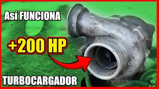 ¿Cómo funciona un TURBOCOMPRESOR? 🔥 La Máxima Potencia de un MOTOR Fácil EXPLICADO💥