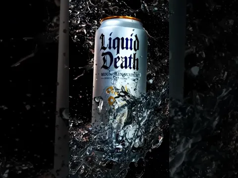 बियर के जगह पानी क्यों आने लगा? Liquid Death. केन मे पानी क्यों आने लगा? #cane #youtubeshorts - YouTube thumbnail