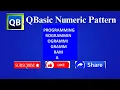 QBasicTutorial-Pattern Printing Programming rogrammin ogrammi String pattern in QBasic in Hindi