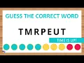 Guess the Correct Word Unscramble in Record Time 7 Letters Agent Quiz