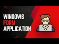 Windows Form Application C for Beginners easy Tutorial Part1