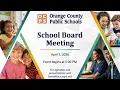 OCPS 2026-04-07 School Board Meeting