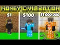 Minecraft but I Join MONEY Civilization - FULL MOVIE