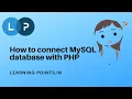 How to connect MySQL database with PHP