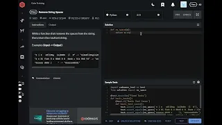 codewars python Remove String Spaces