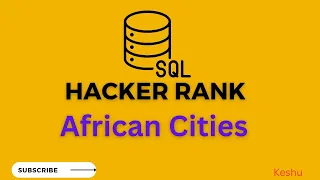 African Cities HackerRank SQL solution Hacker Rank Solutions