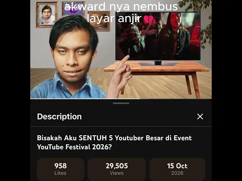 moment akward gila anjir di youtube event 2026