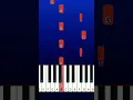 Jeff the killer Theme Easy Beginner Piano Tutorial