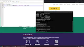 Rust Programming Tutorial - Hello World with rustc cargo