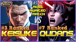 T8 S3 QUDANS Ranked Devil Jin Vs KEISUKE Ranked Kazuya Tekken 8 High Level Gameplay