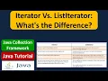 Iterator Vs ListIterator What s the Difference Java Collection Framework