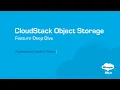 CloudStack Object Storage CloudStack 4 19 Feature First Look