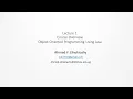 Object Oriented Programming Using Java Introduction to Java Part1