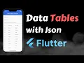 Data Table in flutter Material Table Design in Flutter 2023
