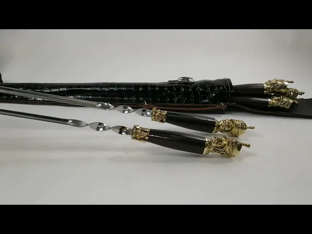 Видео-обзор Набор шампуров 'Бравые Гусары' в чехле