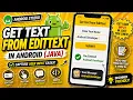 ANDROID - GET TEXT FROM EDITTEXT TUTORIAL IN JAVA