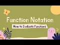 IM1 Function Notation How to Evaluate Functions