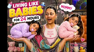 Living Like Babies For 24 Hours || Asli Mona Official