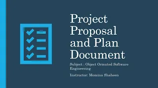 Lab 3 How to Make Project Proposal Software Design Object-oriented Software Engineering