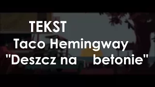 Download TEKST - Taco Hemingway - \ MP3