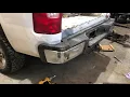 Replacing a truck bumper 2011 Chevy
