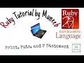 Print Puts and P Statement Difference in Ruby Ruby Tutorial 02