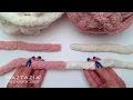 How to Join 2 Yarns with an Invisible Knot for Chenille Plush and Velvet Blanket Yarn