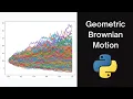 How to make simulations in Python Geometric Brownian Motion