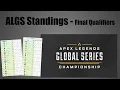 Apex Legends Global Series Championship Standings - Final Qualifiers