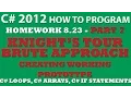 C Programming Challenge 8-23 - Knight s Tour Part 7 Brute Force Approach
