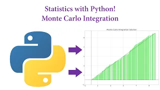 Statistics with Python Monte Carlo Integration