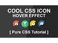 how to create css Icon Hover Effect 2 - Font Awesome icon