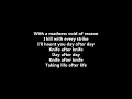 Ice Nine Kills - Stabbing in The Dark (Acoustic) (Lyrics)