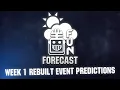 REBUILT Week 1 Event Predictions FRC Forecast