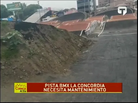 Pista BMX La Concordia necesita mantenimiento