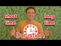 Introducing time Duration Kindergarten Year 1