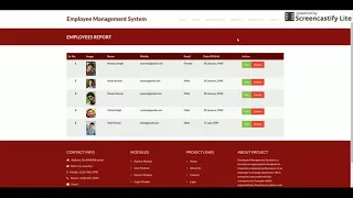 Employee Management System Python Django Project Tutorial Python CRUD Project